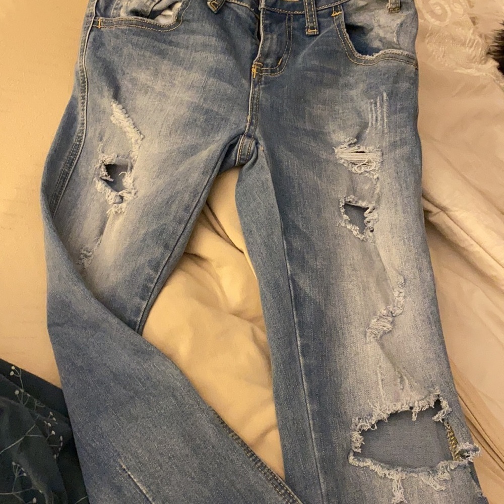One Teaspoon Freebird II Low Waist Fitted Jeans (J2) - Picture 4 of 7